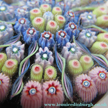 Load image into Gallery viewer, 1970s Early Perthshire Paperweight Scottish Glass Millefiori and Latticino Spokes
