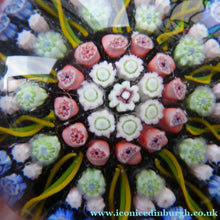 Load image into Gallery viewer, Vintage Scottish Perthshire Paperweight 10 Spoles Millefiori
