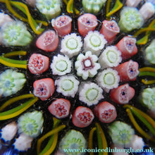Load image into Gallery viewer, Vintage Scottish Perthshire Paperweight 10 Spoles Millefiori
