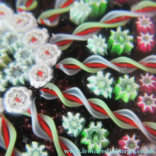 Load image into Gallery viewer, Large Scottish Perthshire Paperweight 14 Spokes and Millefiori Canes
