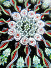 Load image into Gallery viewer, Large Scottish Perthshire Paperweight 14 Spokes and Millefiori Canes
