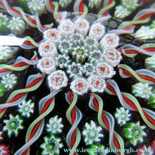Load image into Gallery viewer, Large Scottish Perthshire Paperweight 14 Spokes and Millefiori Canes
