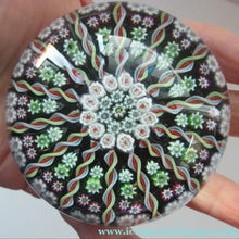 Load image into Gallery viewer, Large Scottish Perthshire Paperweight 14 Spokes and Millefiori Canes
