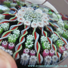 Load image into Gallery viewer, Large Scottish Perthshire Paperweight 14 Spokes and Millefiori Canes
