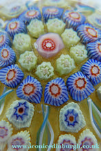 Load image into Gallery viewer, Vintage Scottish Perthshire Paperweight Yellow Ground 9 Spokess
