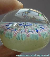 Load image into Gallery viewer, Vintage Scottish Perthshire Paperweight Yellow Ground 11 Spokes s
