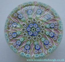 Load image into Gallery viewer, Vintage Scottish Perthshire Paperweight Yellow Ground 11 Spokes s
