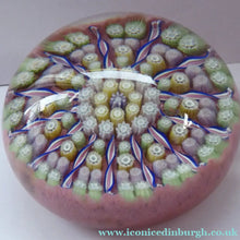 Load image into Gallery viewer, Scottish PERTHSHIRE Paperweight. Sugar Pink Ground
