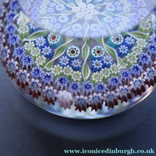 Load image into Gallery viewer, Post 1978 Scottish Perthshire Paperweight with Polished Facet on the Top &amp; P cane in Outer Ring

