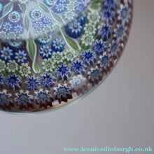 Load image into Gallery viewer, Post 1978 Scottish Perthshire Paperweight with Polished Facet on the Top &amp; P cane in Outer Ring

