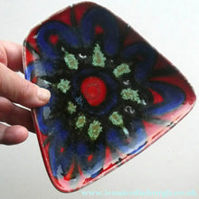 Load image into Gallery viewer, Vintage 1970s Poole Delphis Dish with Abstract Floral Design
