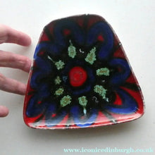 Load image into Gallery viewer, Vintage 1970s Poole Delphis Dish with Abstract Floral Design

