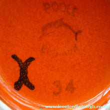 Load image into Gallery viewer, 1970s Orange Poole Dephis Vase
