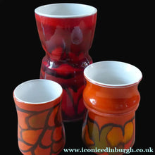 Load image into Gallery viewer, 1970s Orange Poole Dephis Vase
