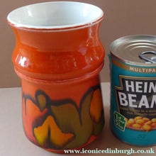 Load image into Gallery viewer, 1970s Orange Poole Delphis Vase
