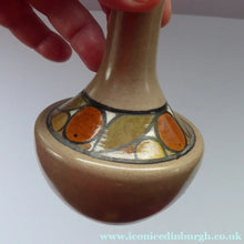 Load image into Gallery viewer, 1970s POOLE POTTERY Vase OLYMPUS with Rare Stylised Seville Oranges Pattern
