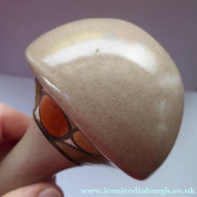 Load image into Gallery viewer, 1970s POOLE POTTERY Vase OLYMPUS with Rare Stylised Seville Oranges Pattern
