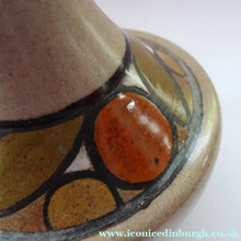 Load image into Gallery viewer, 1970s POOLE POTTERY Vase OLYMPUS with Rare Stylised Seville Oranges Pattern
