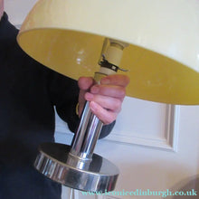 Load image into Gallery viewer, 1970s Vintage Italian Prova Table Lamp with Cream Plastic Mushroom Shade
