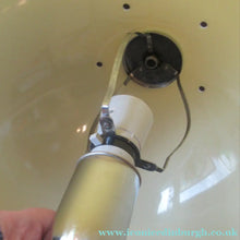 Load image into Gallery viewer, 1970s Vintage Italian Prova Table Lamp with Cream Plastic Mushroom Shade
