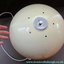 Load image into Gallery viewer, 1970s Vintage Italian Prova Table Lamp with Cream Plastic Mushroom Shade
