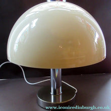 Load image into Gallery viewer, 1970s Vintage Italian Prova Table Lamp with Cream Plastic Mushroom Shade
