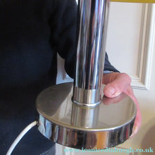 Load image into Gallery viewer, 1970s Vintage Italian Prova Table Lamp with Cream Plastic Mushroom Shade
