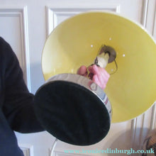 Load image into Gallery viewer, 1970s Vintage Italian Prova Table Lamp with Cream Plastic Mushroom Shade
