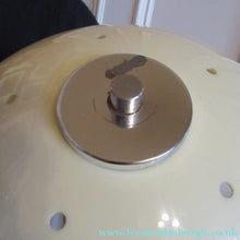 Load image into Gallery viewer, 1970s Vintage Italian Prova Table Lamp with Cream Plastic Mushroom Shade
