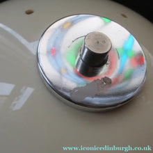 Load image into Gallery viewer, 1970s Vintage Italian Prova Table Lamp with Cream Plastic Mushroom Shade
