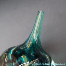Load image into Gallery viewer, 1970s Mdina Glass FACETED CUBE VASE. Signed by Eric Dobson 1976
