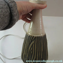 Load image into Gallery viewer, Alan White Poole Pottery Atlantis Pattern Lamp Base
