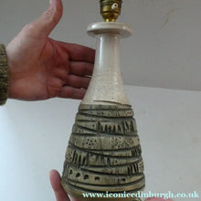 Load image into Gallery viewer, RARE Vintage 1960s POOLE POTTERY Lamp. ATLANTIS Design by Carol Kellett
