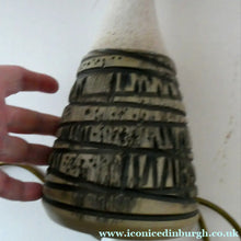 Load image into Gallery viewer, RARE Vintage 1960s POOLE POTTERY Lamp. ATLANTIS Design by Carol Kellett
