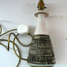 Load image into Gallery viewer, RARE Vintage 1970s POOLE POTTERY Lamp. ATLANTIS Design by Carol Kellett (Cutler)
