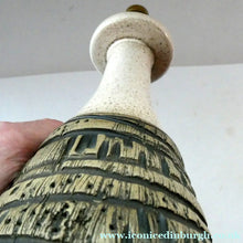 Load image into Gallery viewer, RARE Vintage 1960s POOLE POTTERY Lamp. ATLANTIS Design by Carol Kellett
