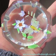 Load image into Gallery viewer, Vintage Allan Scott J Glass Jay Glass Lampwork Scottish Paperweight with Dragonfly
