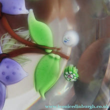 Load image into Gallery viewer, Vintage Allan Scott J Glass Jay Glass Lampwork Scottish Paperweight with Dragonfly
