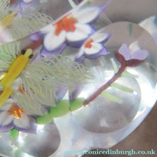 Load image into Gallery viewer, Vintage Allan Scott J Glass Jay Glass Lampwork Scottish Paperweight with Dragonfly
