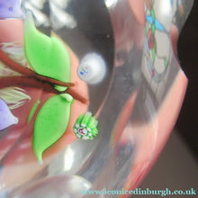 Load image into Gallery viewer, Vintage Allan Scott J Glass Jay Glass Lampwork Scottish Paperweight with Dragonfly
