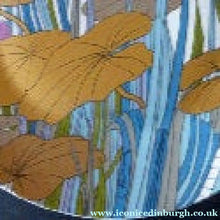 Load image into Gallery viewer, 1970s Rosenthal Charger Alian Le Foll Gold Water Lilies
