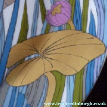 Load image into Gallery viewer, 1970s Rosenthal Charger Alian Le Foll Gold Water Lilies
