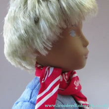 Load image into Gallery viewer, Vintage 1970s Sasha Doll Gregor in Denim Outfit. Original Tag
