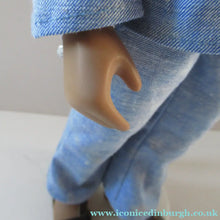 Load image into Gallery viewer, Vintage 1970s Sasha Doll Gregor in Denim Outfit. Original Tag
