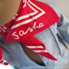 Load image into Gallery viewer, Vintage 1970s Sasha Doll Gregor in Denim Outfit. Original Tag
