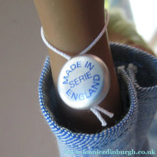 Load image into Gallery viewer, Vintage 1970s Sasha Doll Gregor in Denim Outfit. Original Tag
