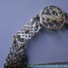 Load image into Gallery viewer, Vintage 1970s Scottish SHETLAND SILVER Zoomorphic Stylised Bracelet: Quendale Beast
