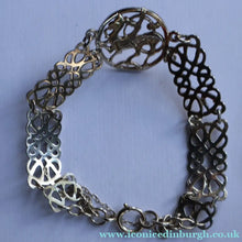 Load image into Gallery viewer, Vintage 1970s Scottish SHETLAND SILVER Zoomorphic Stylised Bracelet: Quendale Beast
