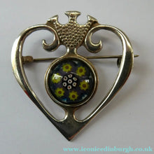 Load image into Gallery viewer, 1970s Caithness Jewellery Brooch. Hallmarked Silver Luckenbooth Design
