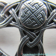 Load image into Gallery viewer, 1970s Scottish Silver Celtic  Knotwork Brooch by John Hart
